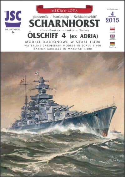 German battleship SCHARNHORST + ÖLSCHIFF 4