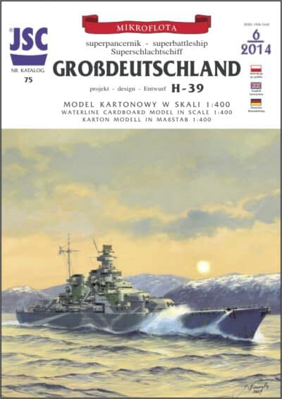 German superbattleship (never built) GROSSDEUTSCHLAND