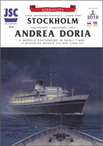 Italian transatlantic liner ANDREA DORIA & Swedish liner STOCKHOLM
