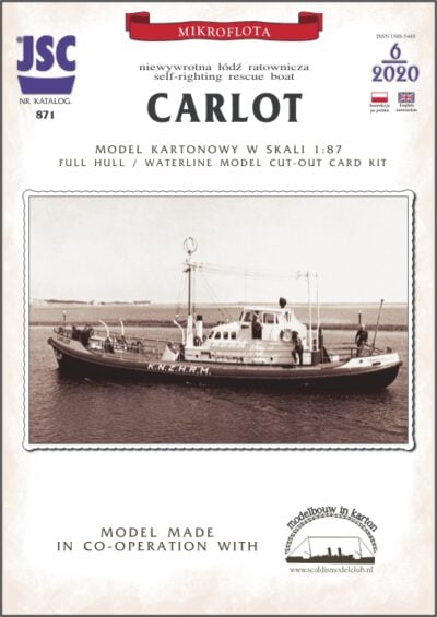 Dutch self-righting rescue boat CARLOT