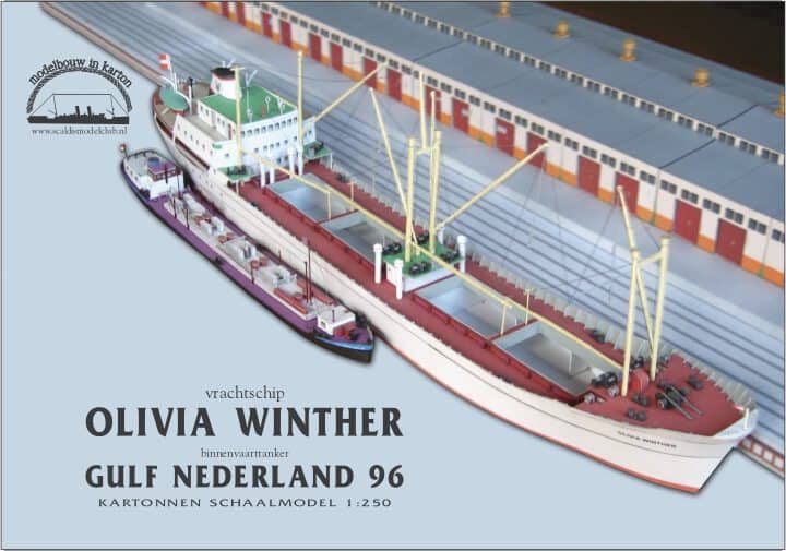 Olivia Winther (zeevrachtschip) Gulf Nederland 96 (binnenvaarttanker)1/250