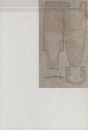 Sleepboot Holland, houten dekken, 1/200