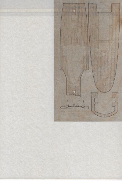 Sleepboot Holland, houten dekken, 1/200