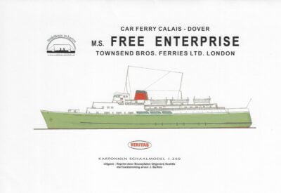m.s. Free Enterprise, schaal 1/250