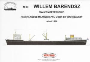 walvismoederschip m.s. Willem Barendsz, schaal 1/350