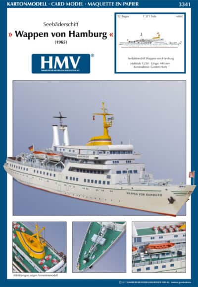 Wappen von Hamburg (1965) 1:250