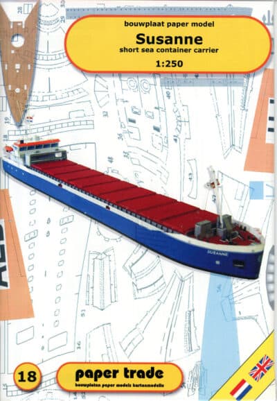 Susanne short sea container carrier 1:250