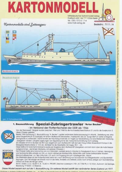 Trawler "Arthur Becker" 1:250