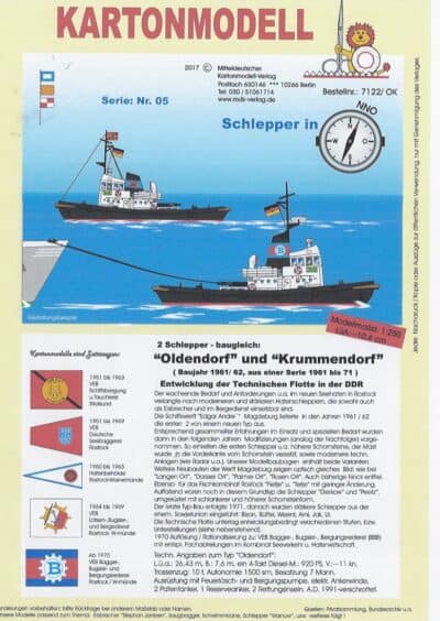 Sleepboot "Oldendorf en Krummendorf" 1:250