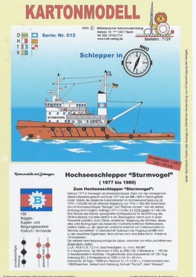 Zeesleper "Stormvogel" 1:250
