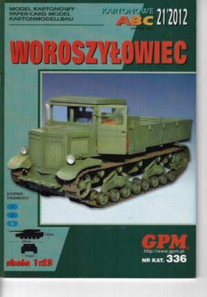 Woroszytowiec 1:25 met laserset