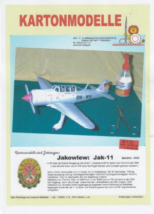 Jak 11 NVA version schaal 1:33