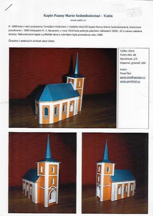 Kapel Panny Marie Schaal 1:48