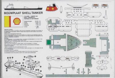 Shell F-Tanker schaal 1/700