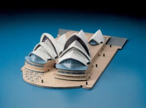 Opera gebouw te Sydney, schaal 1/300