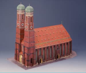 Vrouwenkerk te München, schaal 1/300