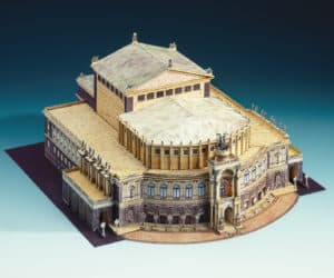 Semperoper, Dresden, schaal 1/300