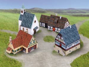 Kleine dorpje, schaal 1:160