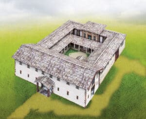 Romeins Hoofdkwartier, schaal 1:87, HO