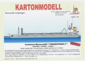 Container Motorschip Peenestrom 2 1:250