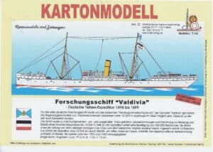 Verzorgingsschip Valdivia diepzee expeditie 1:250