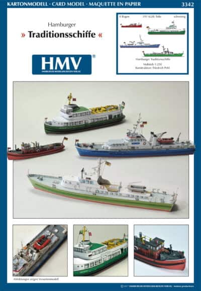 Hamburger Traditionsschiffe 1:250