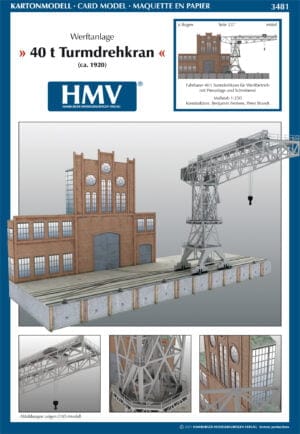40t Turmdrehkran Hafenanlagen 1:250