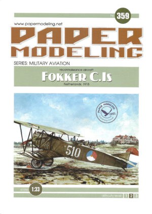 Fokker C.Is  Nederland 1918 Paper Modeling 1:33
