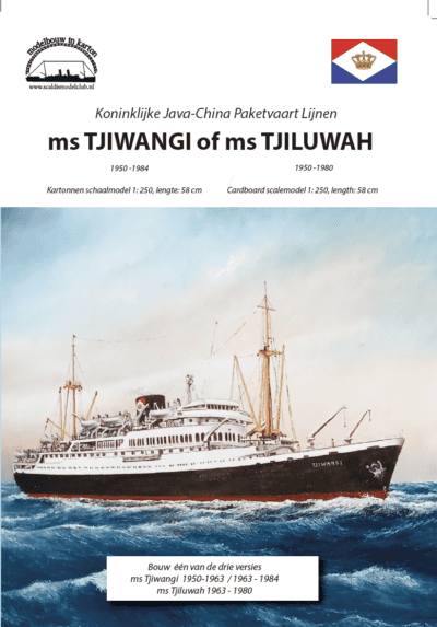 Scaldis Tjiwangi of ms Tjiluwah bouwplaat 1:250