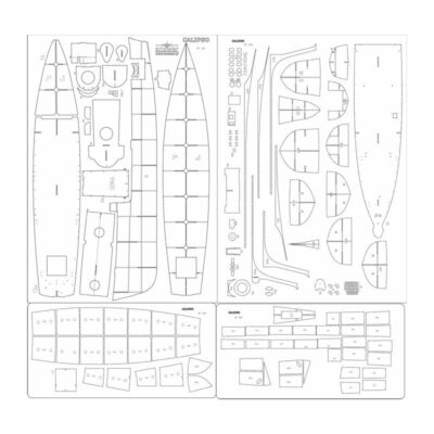 Laserset Framework Calypso Cousteau (1:100) bouwplaat Answer