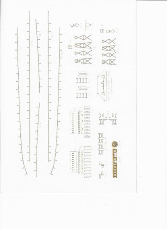 Scaldis Koningin Emma LASERSET Detail onderdelen 1:100