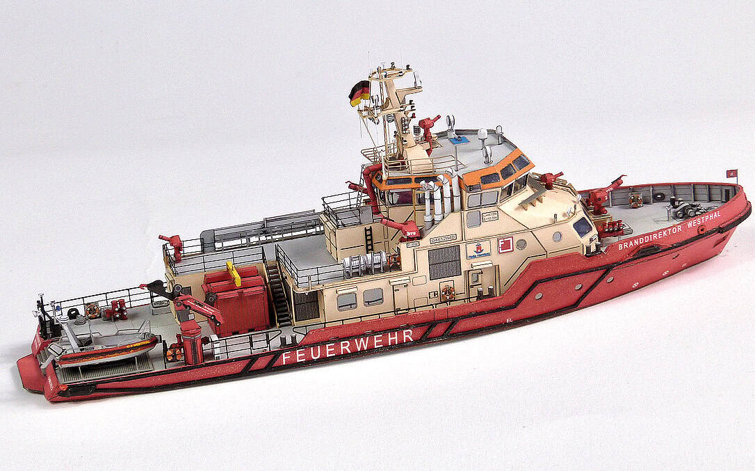 Passat Verlag Branddirektor Westphal blusvaartuig 1:250 - Afbeelding 2