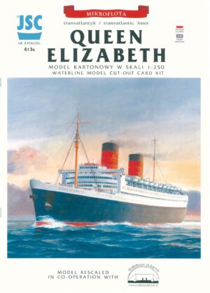 British passenger ship QUEEN Elisabeth 1:250