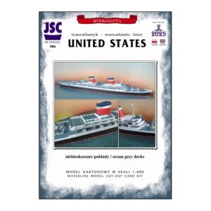 US passenger ship UNITED STATES  Ocean Grey 1:400