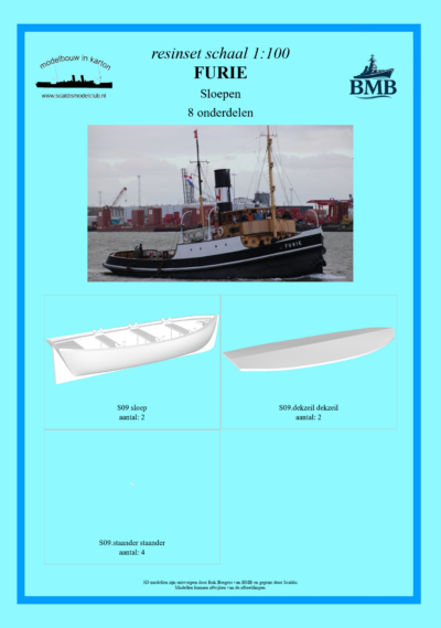 Scaldis 3D RESIN Furie Sloepen