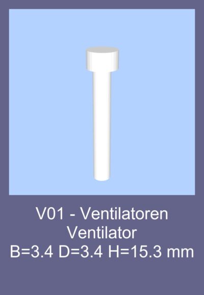 Alternative view of Scaldis 3D RESIN Tjiwangi Ventilatoren